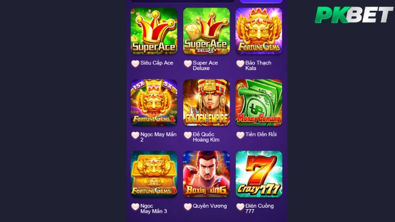 Danh mục game slot luôn được yêu thích hàng đầu
