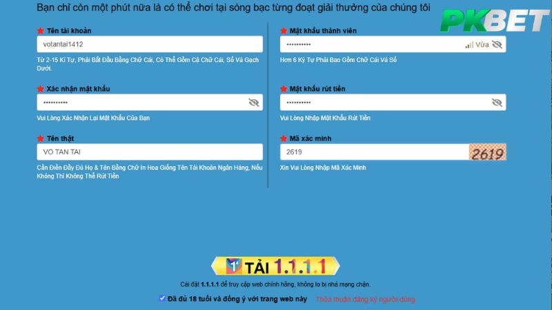 Điều khoản đăng ký chống gian lận tại nền tảng
